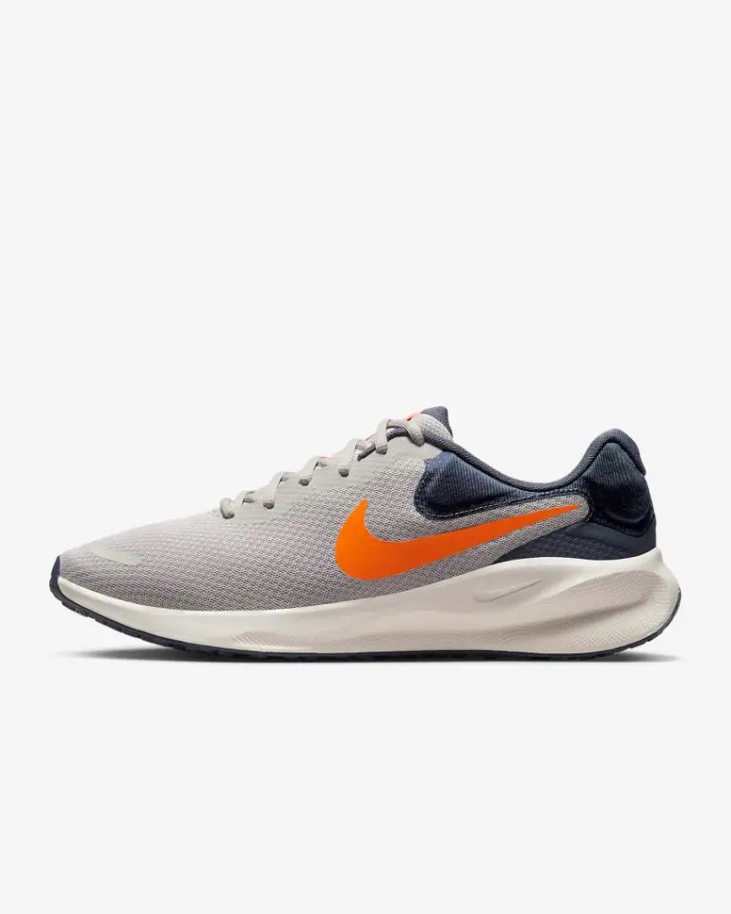 Giày Nike Revolution 7 - FB2207-009 Nâu Nhạt (Light Iron Ore / Thunder Blue / Total Orange)