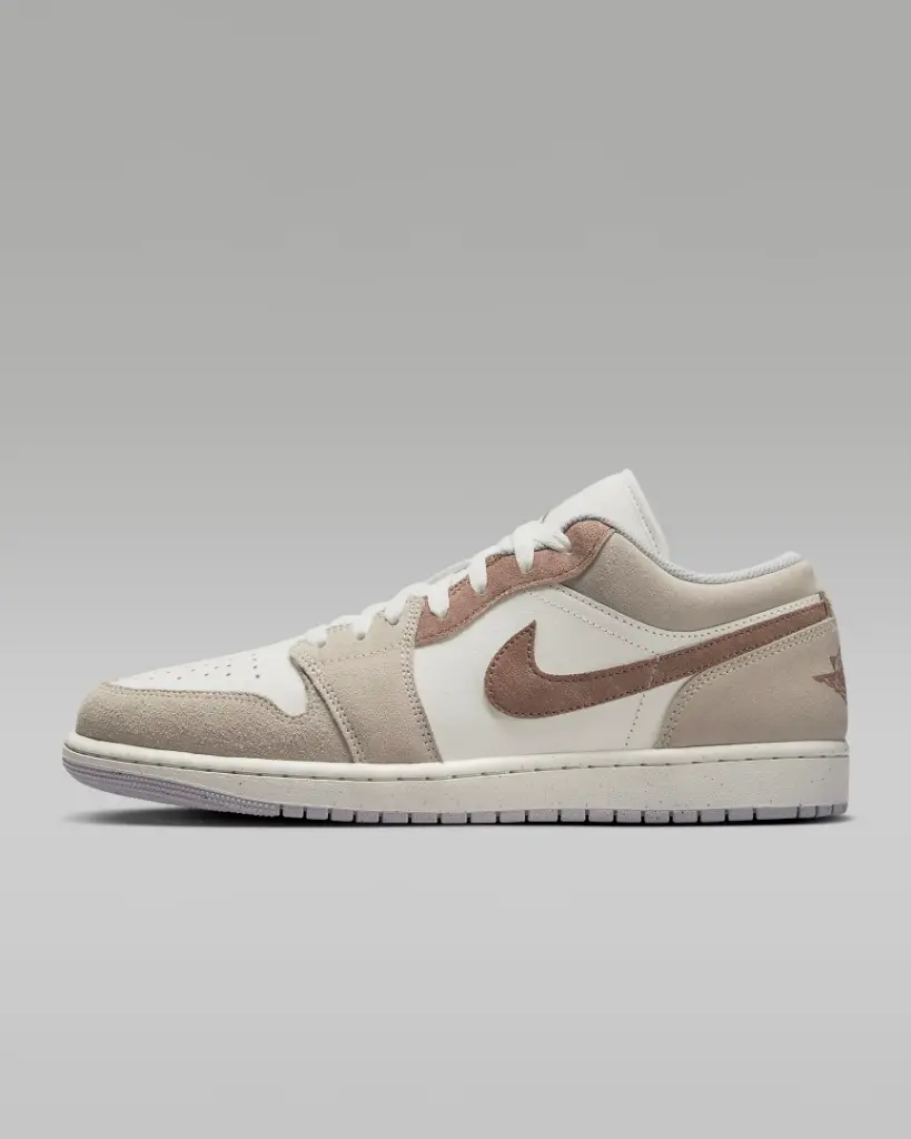 Giày Nike Air Jordan 1 Low SE - HF1567-200 Nâu Xám (Neutral Grey / Archaeo Brown)