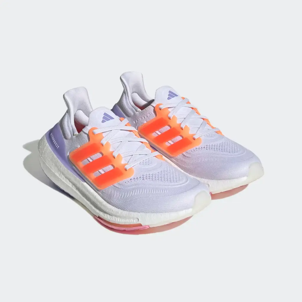 Giày Adidas Ultraboost Light - HQ6354 Cloud White / Solar Red / Beam Pink