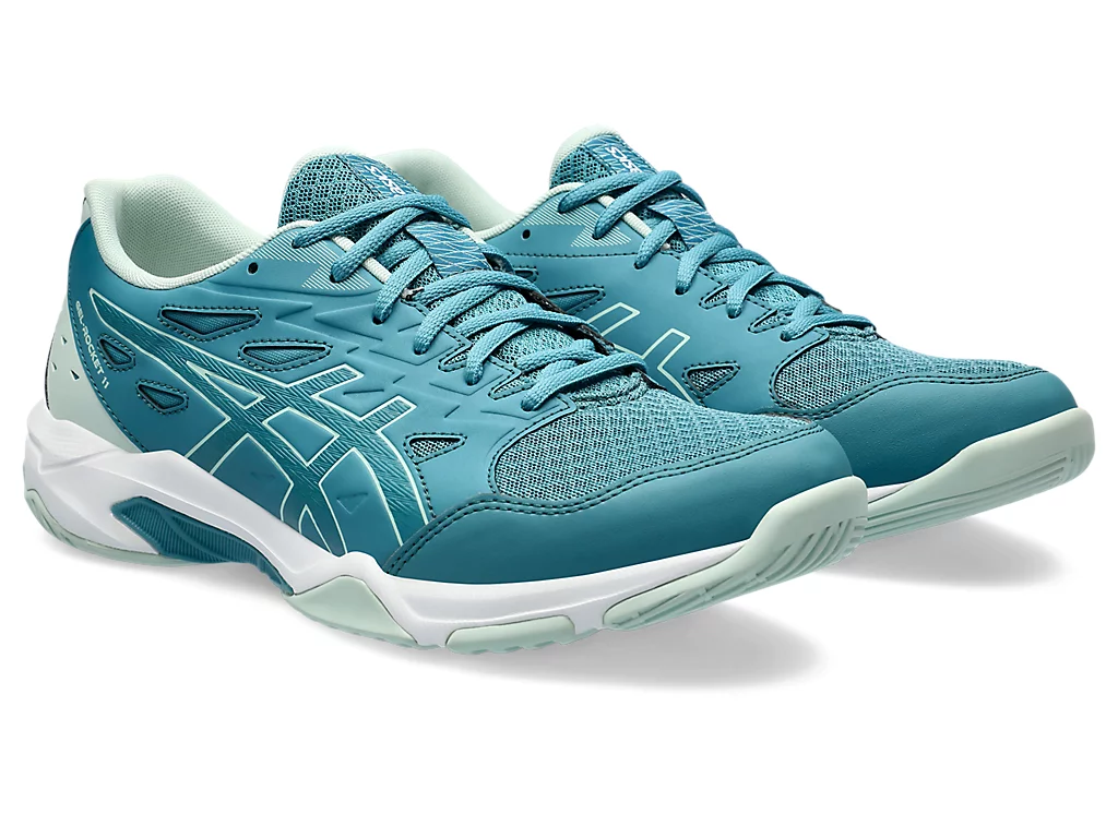 Giày Asics GEL-ROCKET 11 - 1071A091-401 BLUE TEAL / PALE MINT