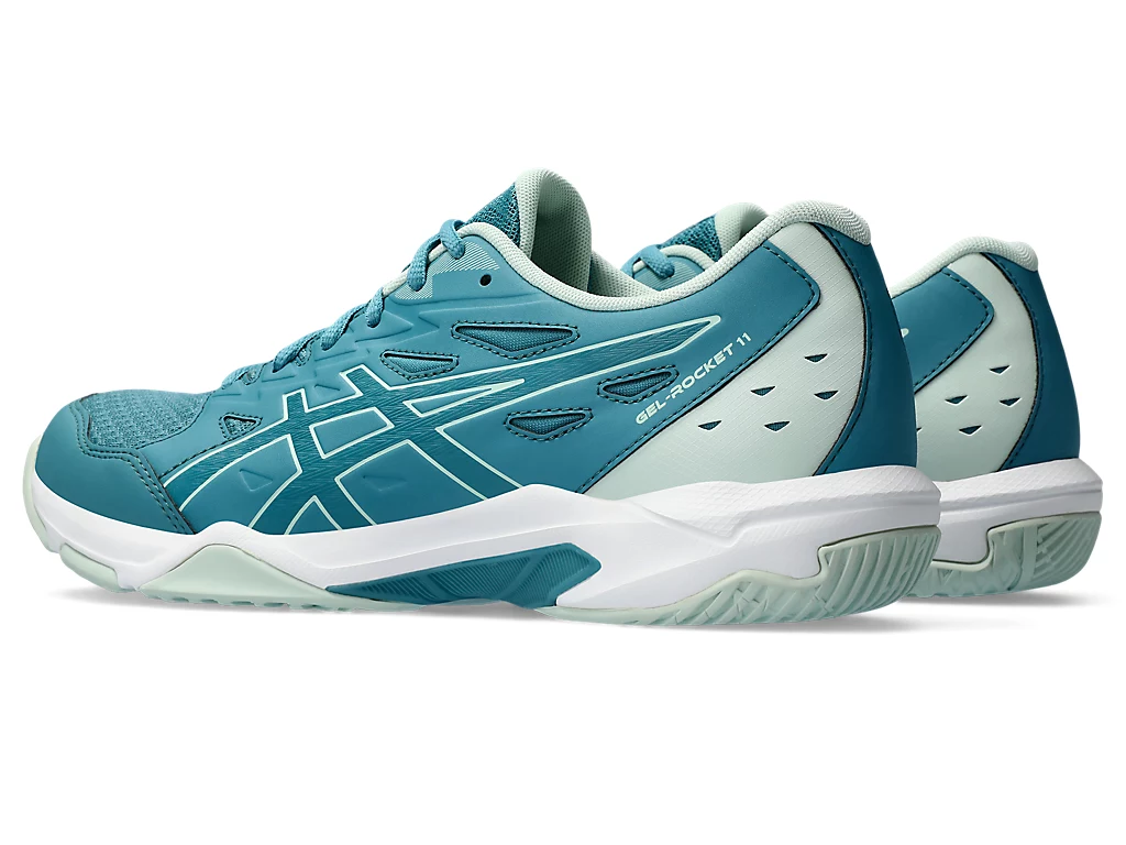 Giày Asics GEL-ROCKET 11 - 1071A091-401 BLUE TEAL / PALE MINT