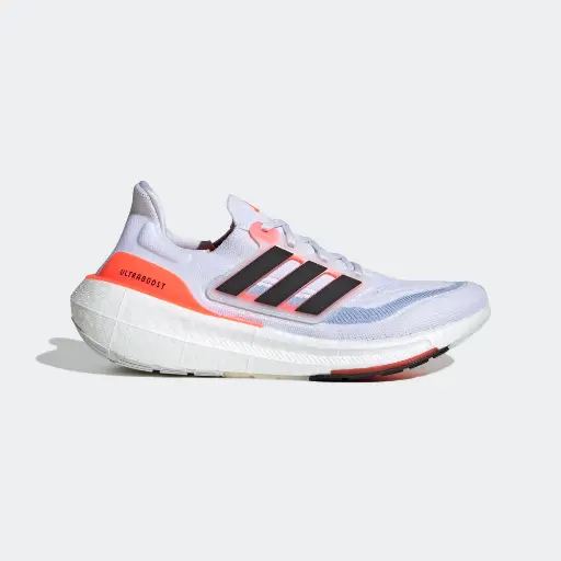 Giày Adidas Ultraboost Light - HQ6351 Cloud White / Core Black / Solar Red